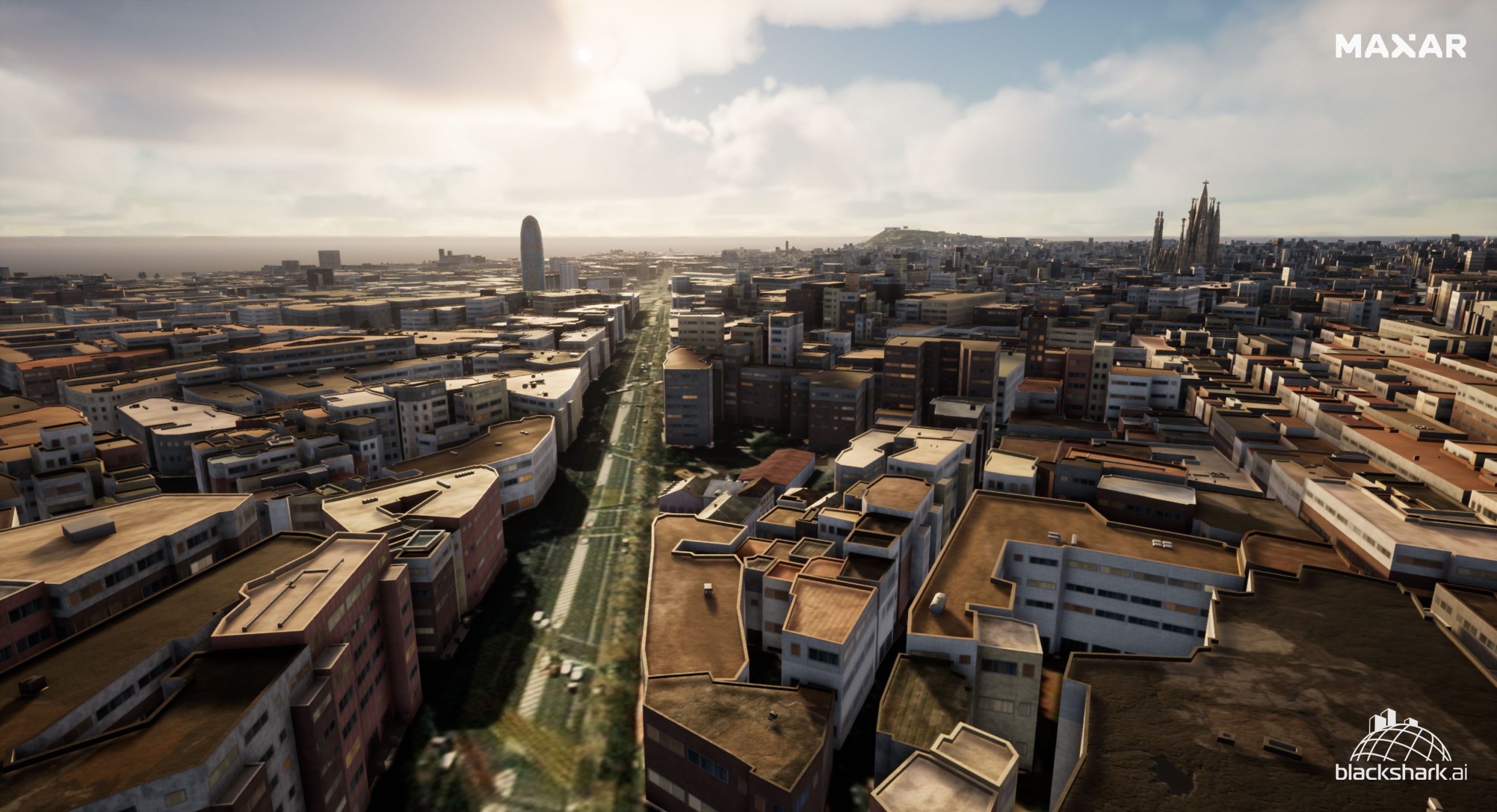 Blackshark.ai and Maxar launch SYNTH3D Digital Twin for Metaverse, Simulation and Virtual Reality Applications